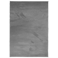 alfombra de pelo corto oviedo gris antracita 200x280 cm vidaxl