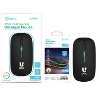 unico ms9779 raton de iluminacion inalambrico de modo dual uni-24g