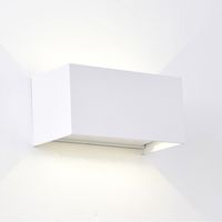 aplique de exterior led davos double dim 2700k 4x6w