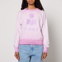 marant etoile mobyli cotton-jersey sweatshirt - uk 10