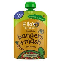 ellas kitchen 7 months bangers  mash