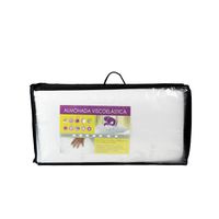almohada viscoelastica supernova con nucleo de viscoelastica y funda exterior de aloe vera doble funda desenfundable con cremallera para facil lavado forma rectangular