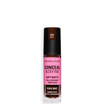 Revolution Conceal and Define Full Coverage Concealer (Various Shades) - C18NW