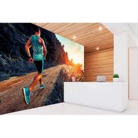 fotomural vinilo running camino senderismo 350 x 250 cm