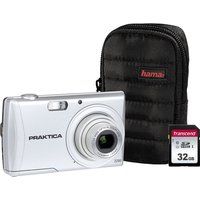 praktica luxmedia z250-s compact camera  accessories bundle - silver silver