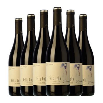 Viníric Vino Tinto Vella Lola Negre Empordà Crianza 75 Cl 13.5% Vol. (pack De 6 Unidades)