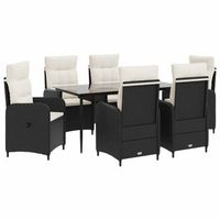 juego de mesa y sofa 7 uds vidaxl