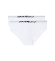 emporio armani para hombre em000251af14134 set 2 slips max blanco xl homewear viscosa