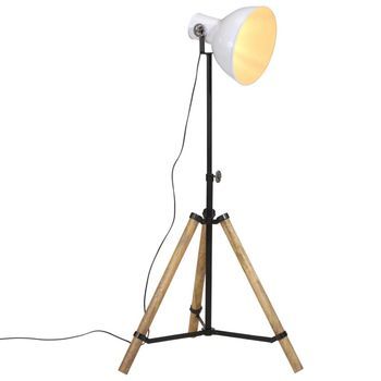 Lámpara De Pie Blanco 25 W E27 75x75x90-150 Cm Vidaxl
