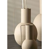 jarron metal topo con asa 56 cms 37dx56 cms