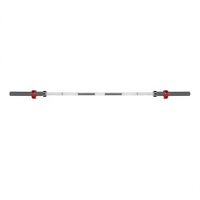 barra olimpica 185 kg  2200 mm con pinzas de bloqueo hms go450