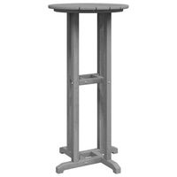 mesa de jardin  mesa de bar gris claro 55 x 55 x 107 cm polietileno