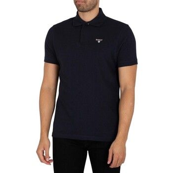 Barbour Polo Polo de piqué de tartán para hombre