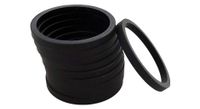 espaciador de direccion de carbono deda 5 mm  juego de 10