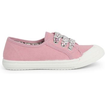 Pisamonas Zapatillas Zapatillas Tela Punta Goma Cordones para niño