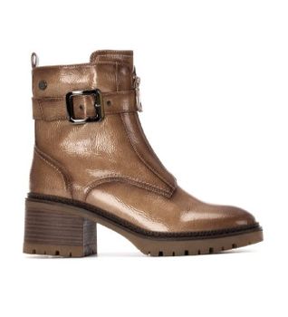 Xti para mujer. 14427602-BEIGE Botines 144276 marrón (40), 3 a 5cm, Cremallera, Casual