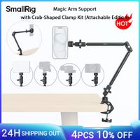 soporte de brazo magico smallrig con kit de abrazadera en forma de cangrejo para camara de telefono magsafe camara de accion disparo de escritorio universal-5626