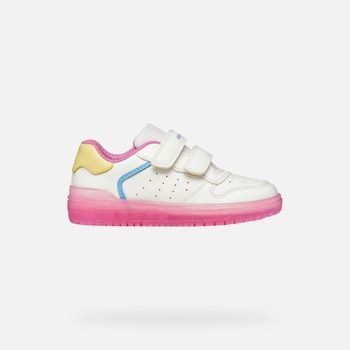 GEOX Washiba Junior Blanco/rosa Oscuro