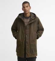 barbour para hombre mwx2494 parka bedale wax marron l casual algodon