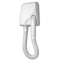 secador de cabello mural blanco con enchufe 900 w 230 v 5060 hz