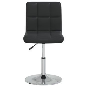 Silla De Comedor | Silla De Mesa | Silla De Cocina Cuero Sintético Negra