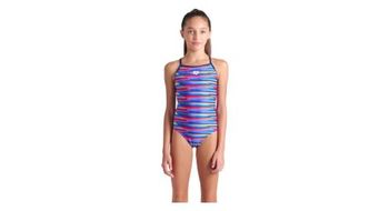 Banador arena racing stripe azul nina