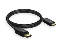 act ac7550 adaptador de cable de video 18 m displayport hdmi tipo a estandar negro