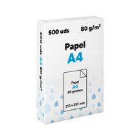 papel a4 estandar 80gr 500 hojas