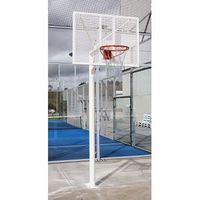 juego canastas antivandalicas minibasket new tubo 114 mm lacada - incluye aros redes y tableros
