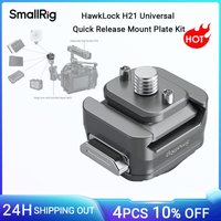 smallrig hawklock h21 kit de placa de montaje universal de liberacion rapida para monitores camaras de accion para canon para camara sony -4491