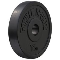 gorilla sports disco de pesas de plastico 125 - 15 kg