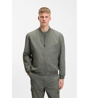 boss para hombre 50555846 chaqueta bomber repelente gris 58 casual poliester manga larga
