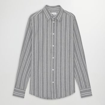 NN.07 Colby Cotton-Twill Striped Shirt - S