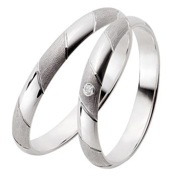 Alianzas oro blanco 3mm