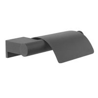 portarrollos de papel higienico con tapa bold negro mate tiger