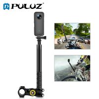 soporte de montaje para manillar de motocicleta y bicicleta puluz adaptador de soporte para camara y monopie para insta 360 x6x5x4x3one rone rs