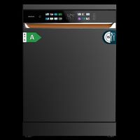 cecotec lavavajillas independiente de 60 cm bolero aguazero 6900 dark 15 cubiertos 8 programas clase a motor inverter plus