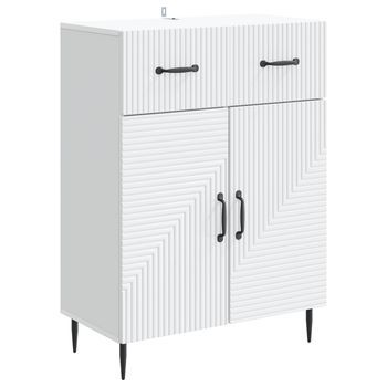 Aparador 66 X 34,5 X 89,5 Cm Madera De Ingeniería Vidaxl
