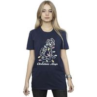 disney camiseta lady and the tramp para mujer