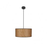 fabrilamp colgante modelo papiro 1luz pergaminonegro regulable