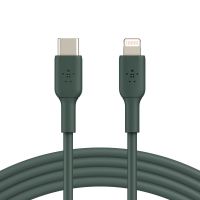 belkin boost charge cable usb-c a lightning 1m verde