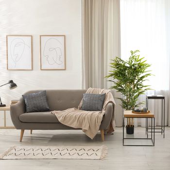 Planta artificial con macetero bambú h 150 cm