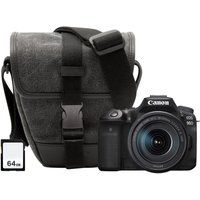 canon eos 90d dslr camera with ef-s 18-135 mm f35-56 is stm lens 64 gb sd card  bag bundle