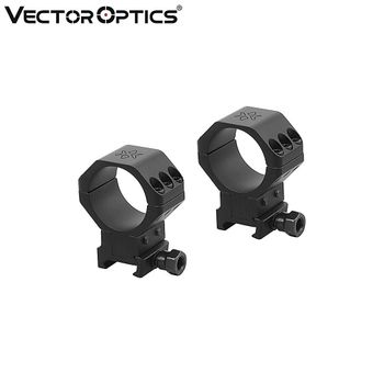 Monturas Vector Optics X-Accu 2Pcs 34mm Weaver/Picatinny Elevación Ajustable (34.5-40.5mm)