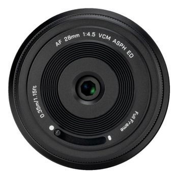 Objetivo VILTROX AF 28mm F4.5 Nikon Z Full-frame Autoenfoque Negro