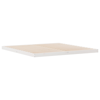 cama matrimonial  cama doble  estructura de cama de suelo madera maciza pino blanca 180x220cm cfw90679