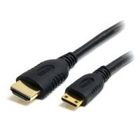 cable hdmi de alta velocidad con ethernet 1m - hdmi a mini hdmi - macho a macho