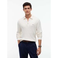 tommy hilfiger polo classic cotton cable para hombre