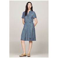 tommy hilfiger falda vestido foulard pleated mujer para mujer