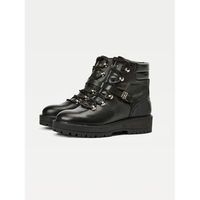 tommy hilfiger botines bota leather flat mujer para mujer